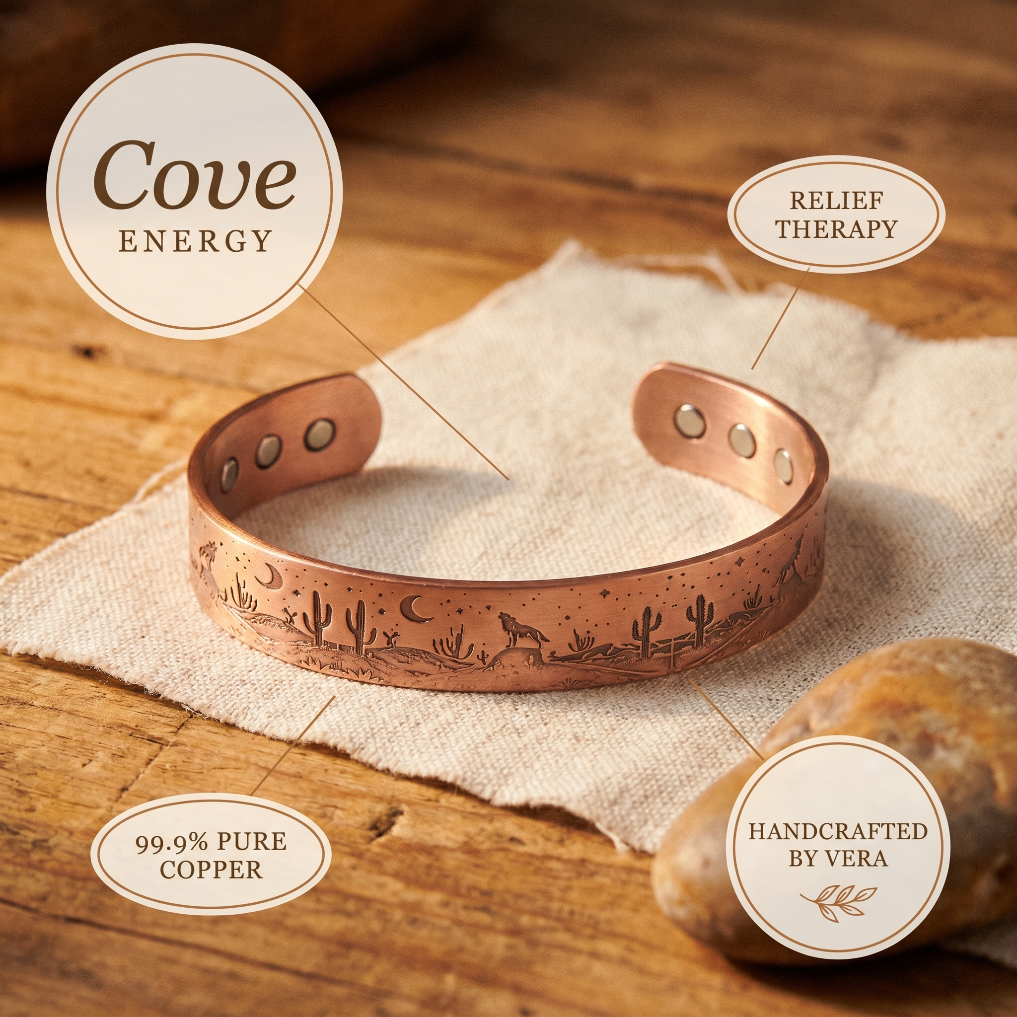 Cora's Cove Copper Bracelet