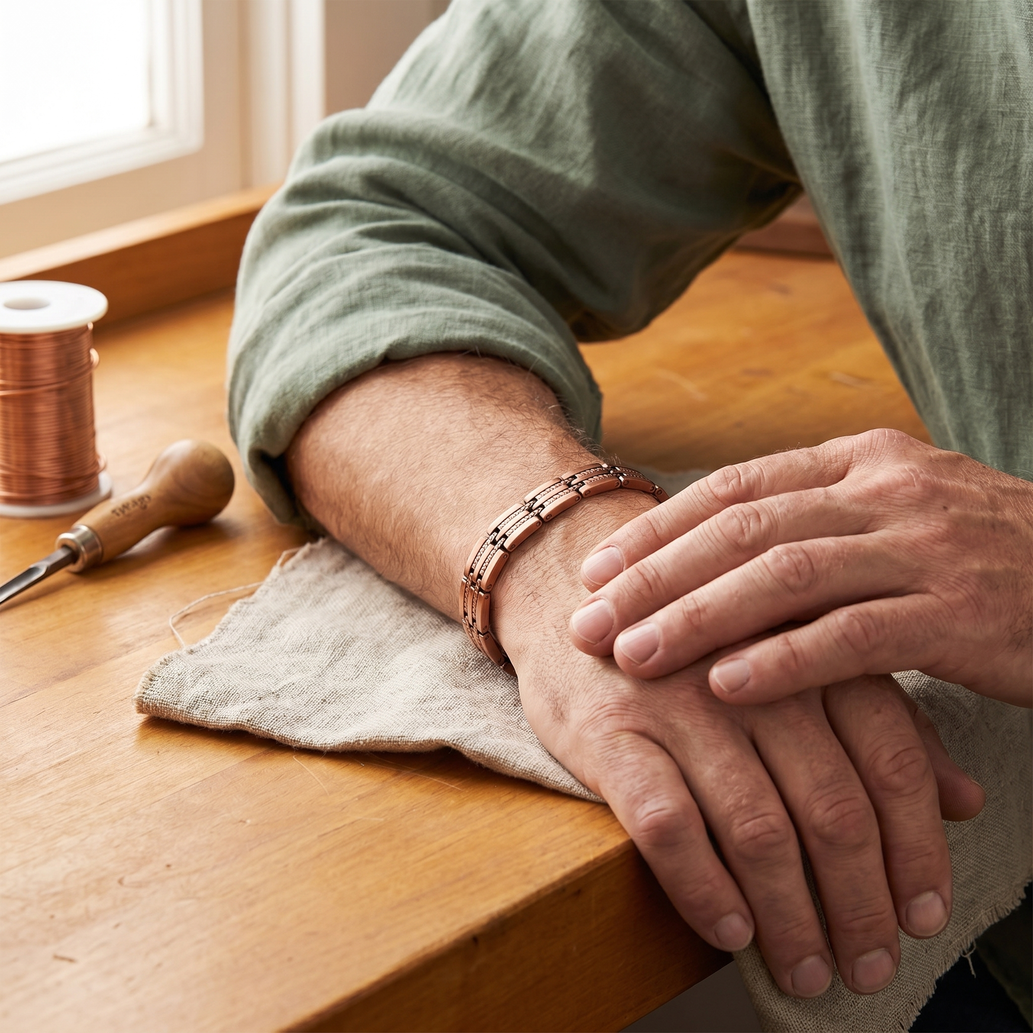Cora's Pike Men's Copper Bracelet