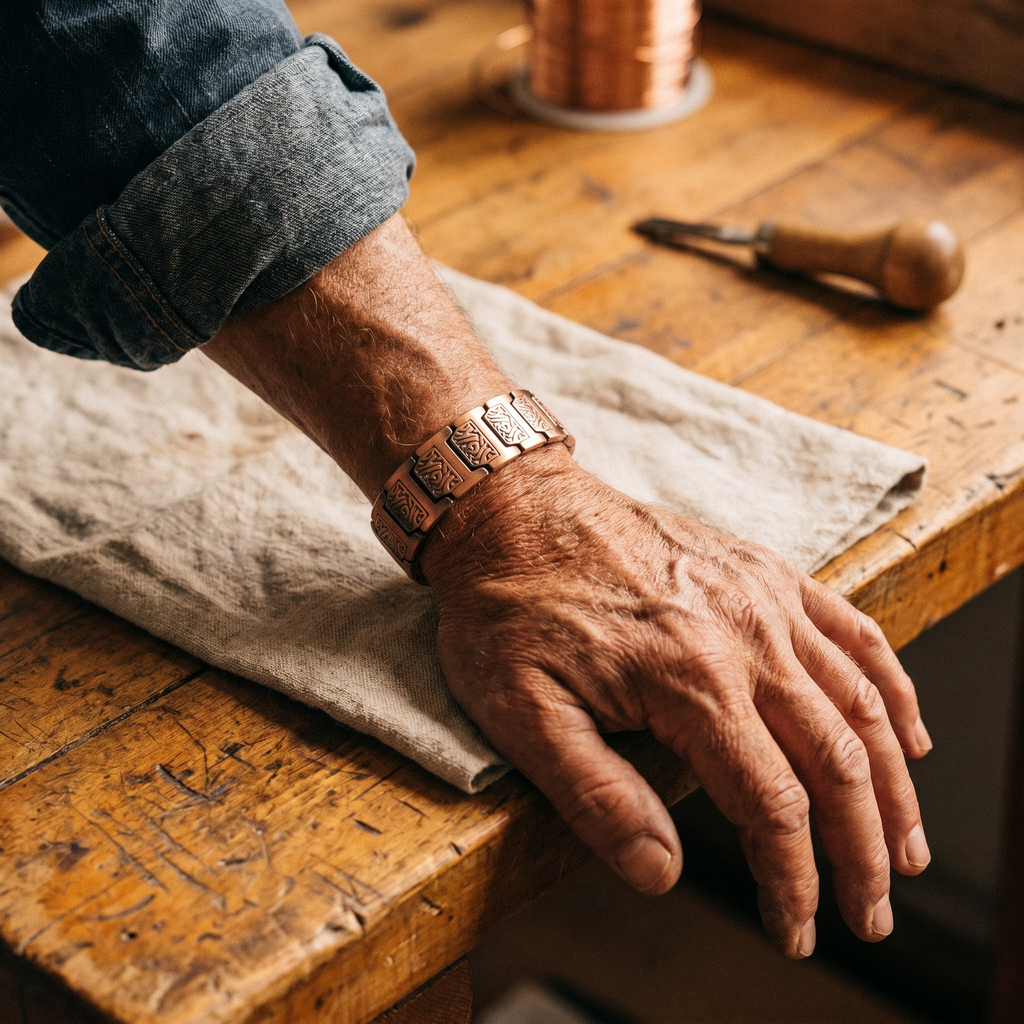 Cora's Glen Men's Copper Bracelet