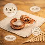Cora's Vale Copper Earrings