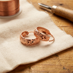 Cora's Dew Copper Earrings