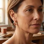 Cora's Dew Copper Earrings