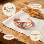 Cora's Ocean Copper Bracelet