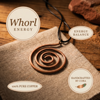 Cora's Whorl Copper Necklace