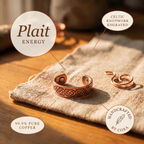 Cora's Plait Copper Ring
