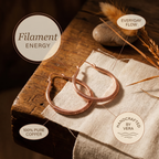 Cora's Filamet Copper Earrings