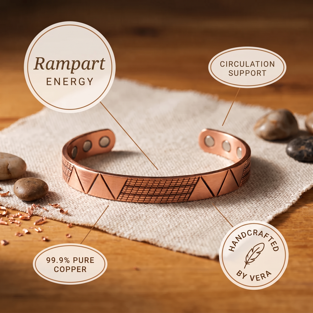 Cora's Rampart Copper Bracelet