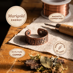 Cora's Marigold Copper Ring