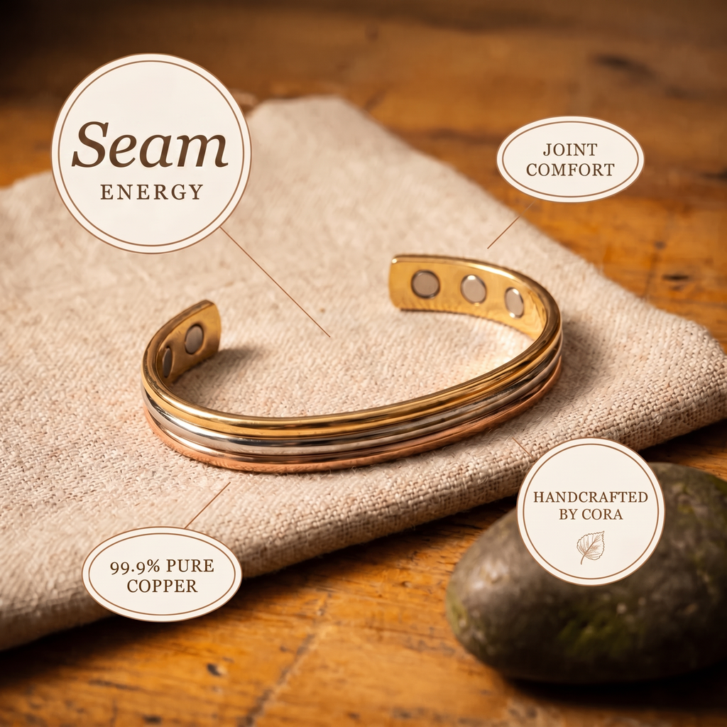 Cora's Seam Copper Bracelet