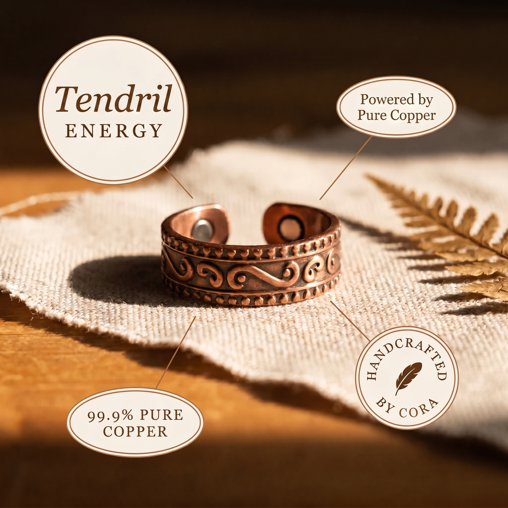 Cora's Tendril Copper Ring