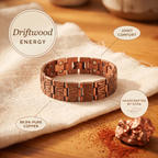 Cora's Driftwood Men's Copper Bracelet