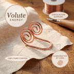 Cora's Volute Copper Hand Spiral