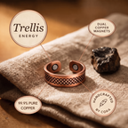 Cora's Trellis Copper Ring