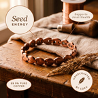 Cora's Seed Copper Anklet