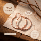 Cora's Glint Copper Earrings