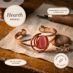 Cora's Hearth Pink Copper Bracelet