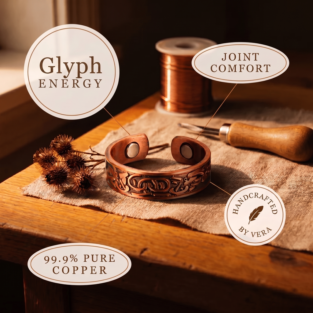 Cora's Glyph Copper Ring