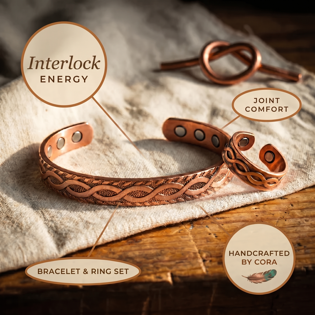 Cora's Interlock Copper Set