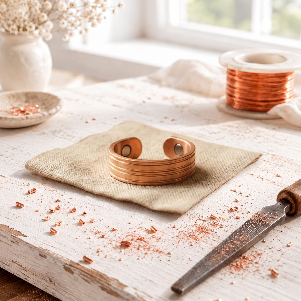 Cora's Furrow Copper Ring