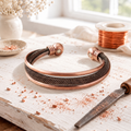 Cora's Lattice Copper Bracelet