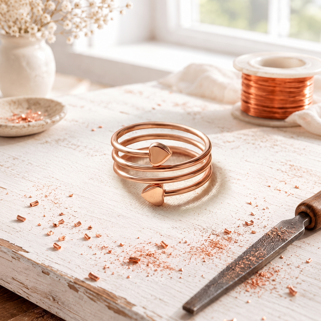 Cora's Heartloop Copper Ring