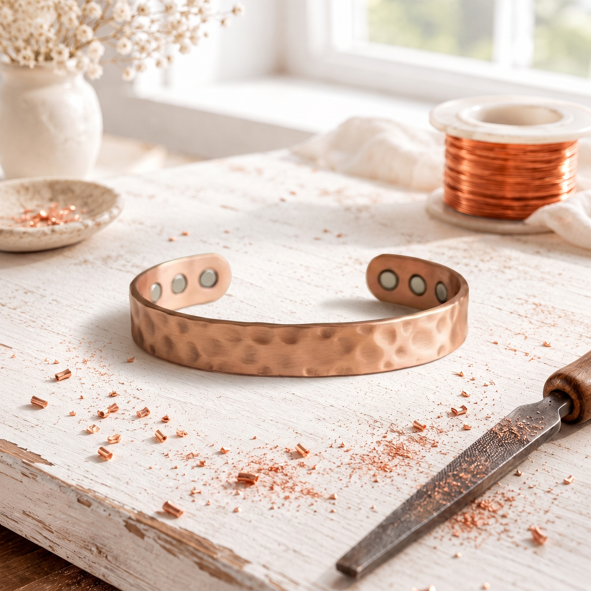 Cora's Dapple Copper Bracelet