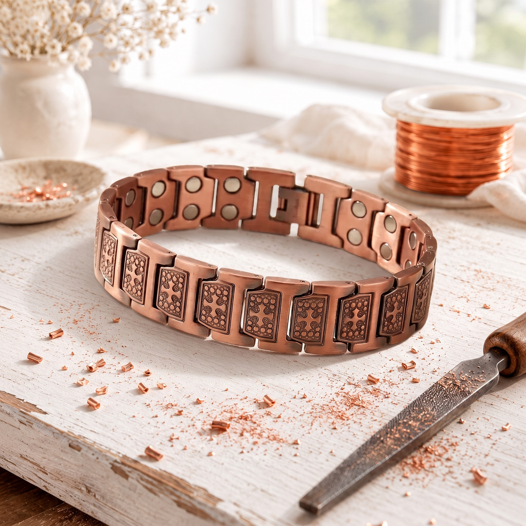 Cora's Affluence Men's Copper Bracelet