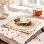 Cora's Wave Copper Bracelet